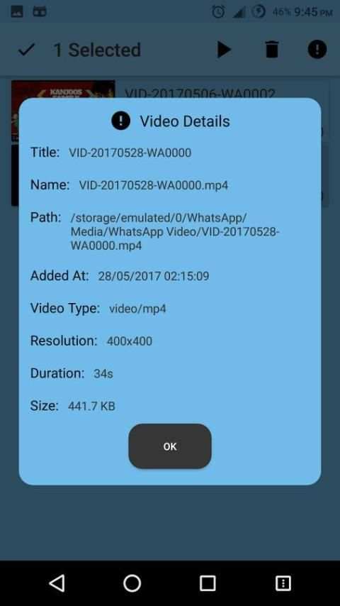 HD Video Player 1 تصوير الشاشة
