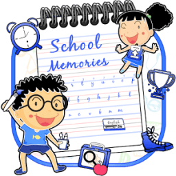 School Fun keyboard Theme أيقونة