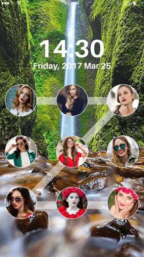Lock screen-photo pattern lock,Love pattern lock screenshot 3