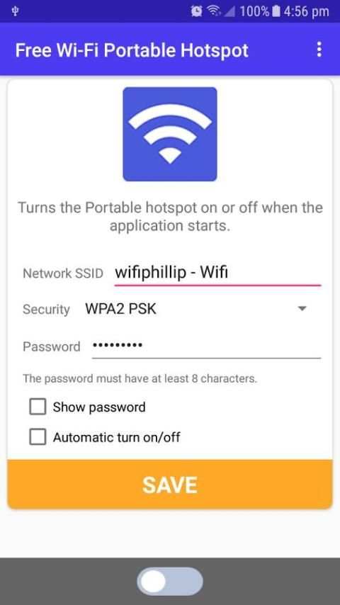 Free Wi-Fi Portable Hotspot screenshot 1