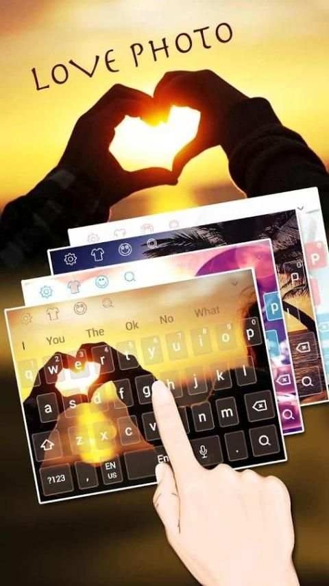 Love Photo keyboard Theme screenshot 2