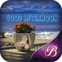 Good Afternoon Photo Frame on 9Apps