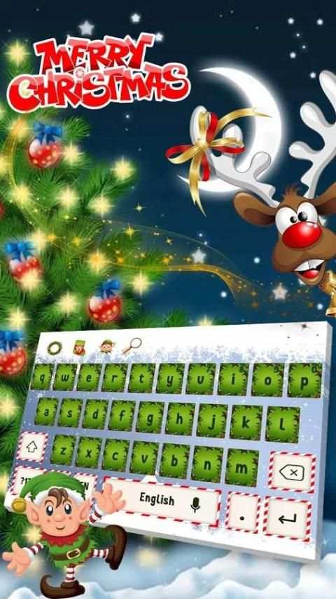 Merry Christmas 2018 Keyboard Theme screenshot 2