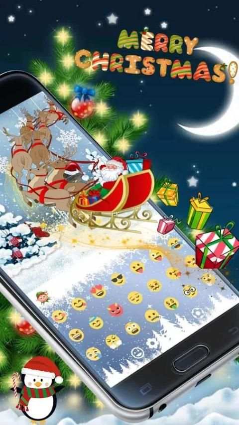 Merry Christmas 2018 Keyboard Theme screenshot 3