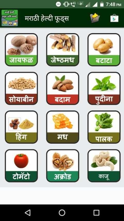Healthy Food in Marathi screenshot 7