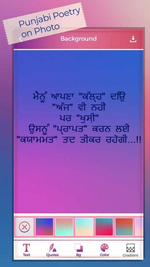 Punjabi Poetry on Photo screenshot 3