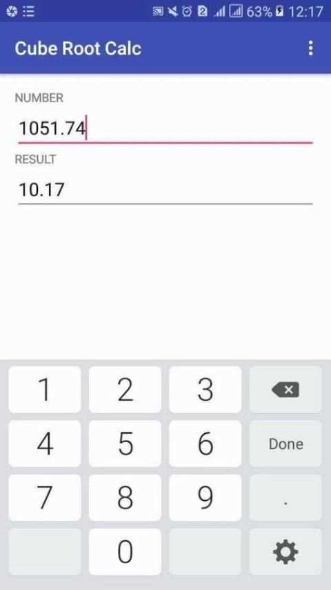 Cube Root Calculator скриншот 1