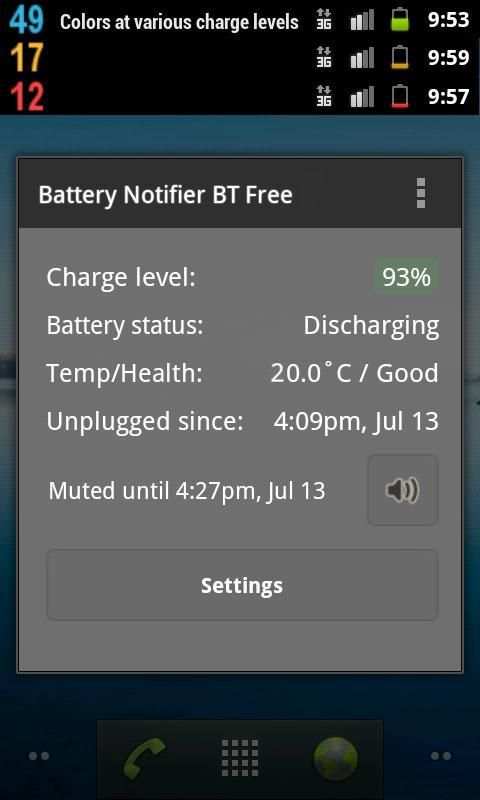 Battery Notifier BT Free screenshot 8