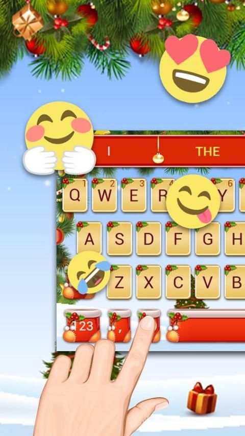 *Christmas Keyboard Theme - Merry Christmas * screenshot 2