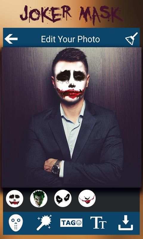 Joker Mask Photo Editor * screenshot 5