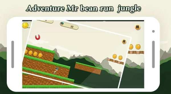 Adventure Mr bean run jungle Games 3 تصوير الشاشة