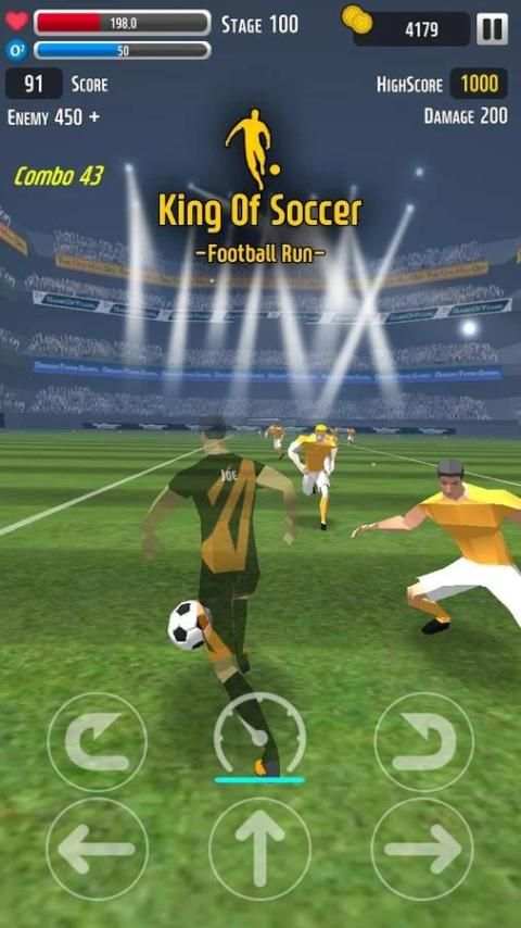 King Of Soccer : Football run 2 تصوير الشاشة