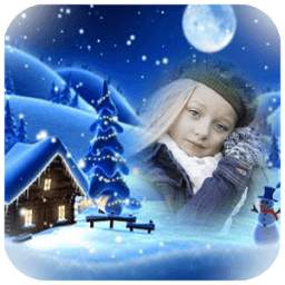 Snow Fall Photo Frames