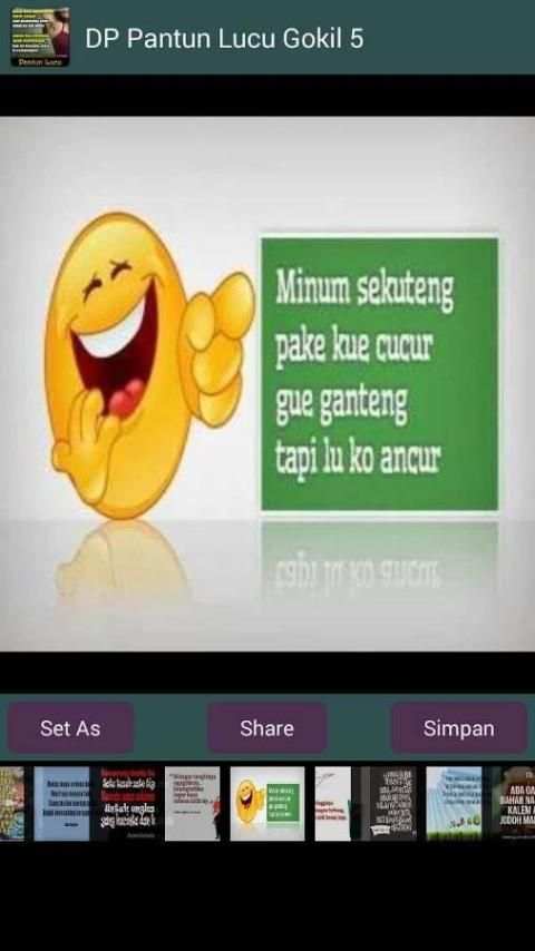 DP Pantun Lucu Gokil 2 تصوير الشاشة