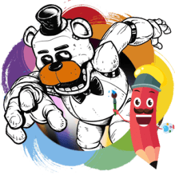How to color Five Nights at Freddys fans أيقونة