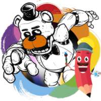 How to color Five Nights at Freddys fans