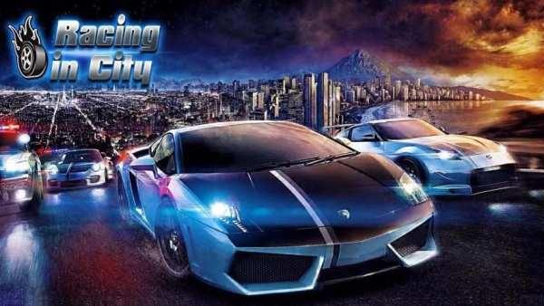 Racing in City 10 تصوير الشاشة