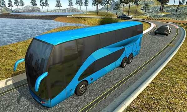 Pelatih Bis Simulator Turis Bukit Bis Mendorong screenshot 4