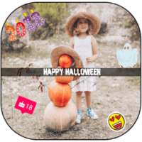 Square InstaPic Snap - Collage Maker Halloween on 9Apps