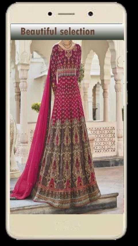 Anarkali Dress Photo Editor – Anarkali Suit App 1 تصوير الشاشة