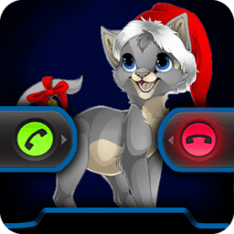 Fake Call Cat Angela أيقونة