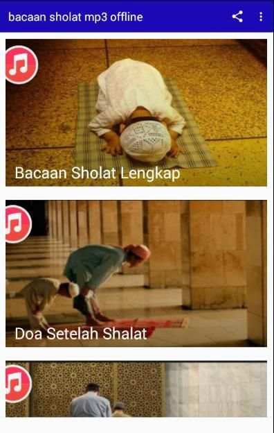 bacaan sholat mp3 offline screenshot 1