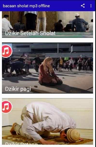 bacaan sholat mp3 offline screenshot 2
