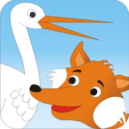 The Fox and Stork - Kids Story