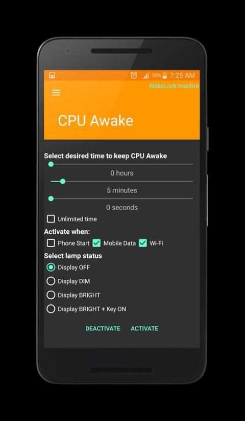 Wake Lock - CPU Awake screenshot 6