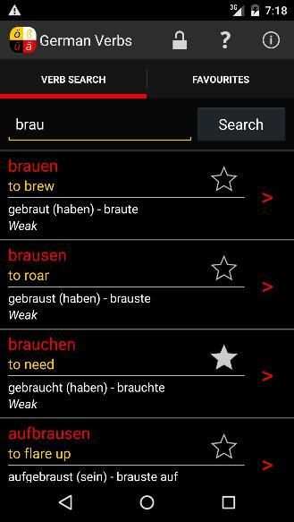 German Verbs screenshot 10