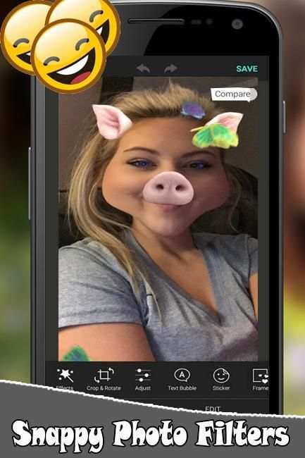 Snappy Photo Filters Stickers screenshot 1
