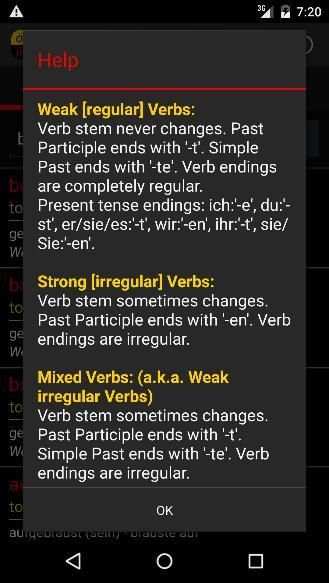 German Verbs screenshot 8