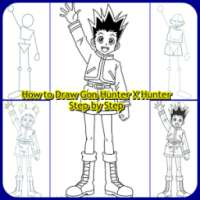 How to Draw Gon Freecss & Friends on 9Apps
