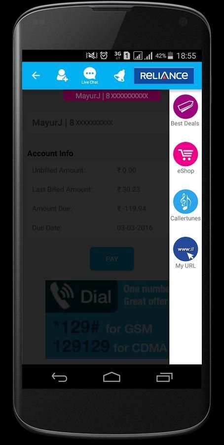 Reliance InstaCare 3 تصوير الشاشة
