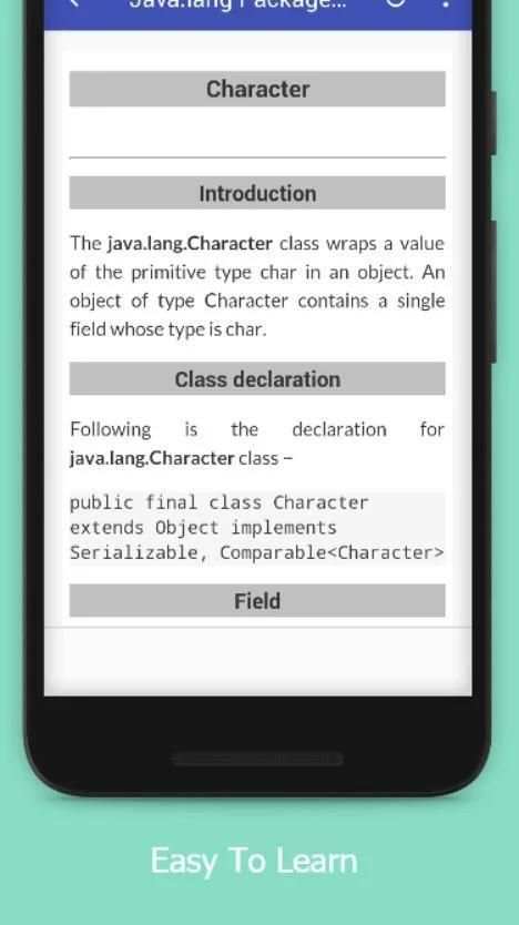 Tutorials for Java.lang Package Offline скриншот 2