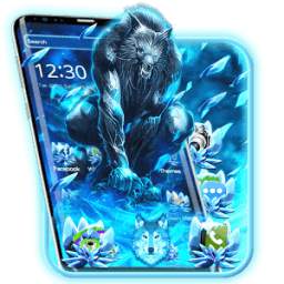 Blue Ice Wolf Theme 1.1.2