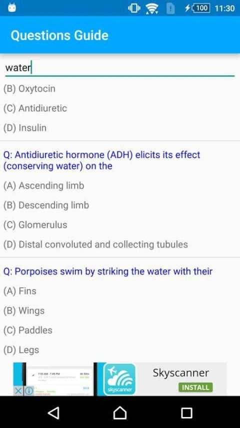 Zoology MCQs Exam Test скриншот 1