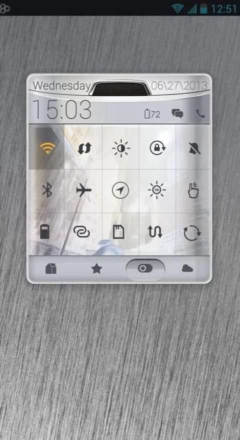 Silver Toucher Pro Theme скриншот 3