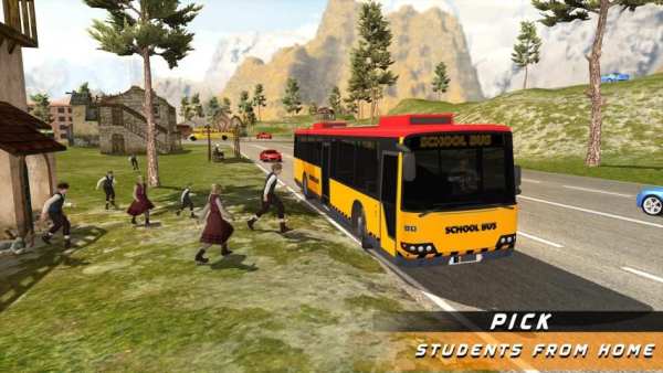 School Bus Driving Up Hill Rush - Free Bus Games screenshot 8