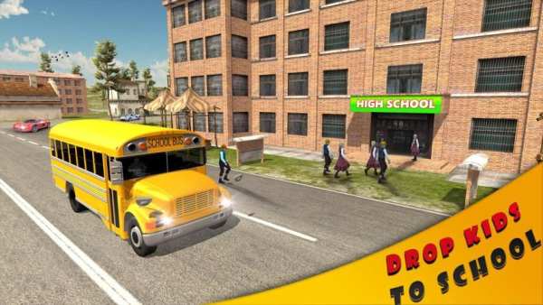 School Bus Driving Up Hill Rush - Free Bus Games screenshot 10