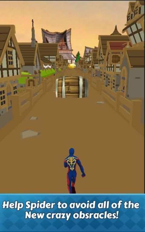 Spider Angry Run Game скриншот 3