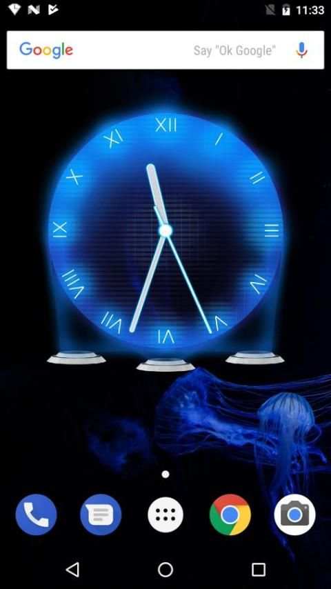 Hologram Clock Widget screenshot 8