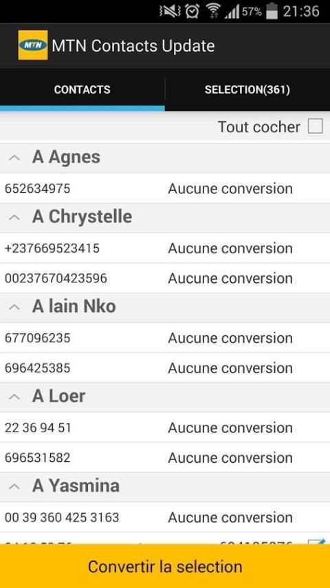MTN Contacts Update screenshot 3