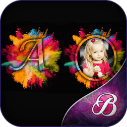 Colour Text Photo Frame icon