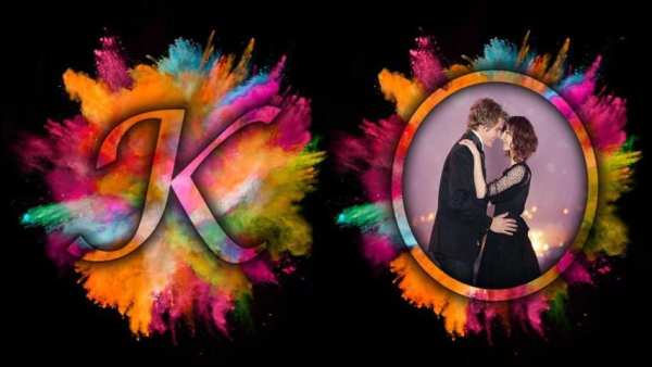 Colour Text Photo Frame screenshot 2