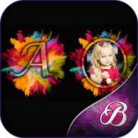 Colour Text Photo Frame on 9Apps