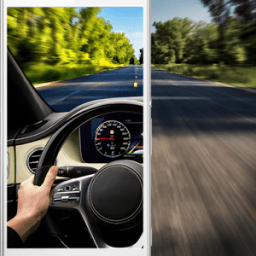 Фоторедактор Машины: Вид внутри авто иконка