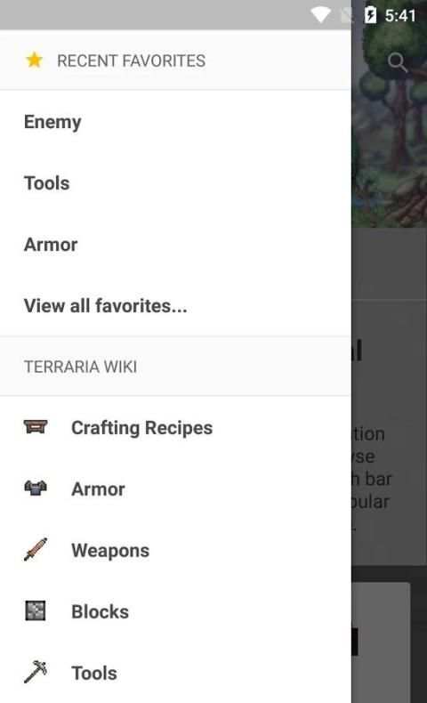 Official Terraria Wiki скриншот 2