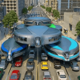 Gyroscopic Bus Rescue Driving; Transport Guide иконка