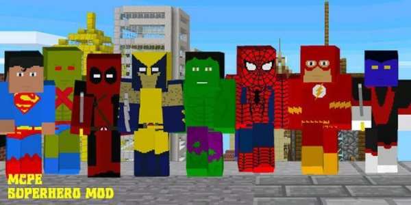 Superhero Mod McPE screenshot 3